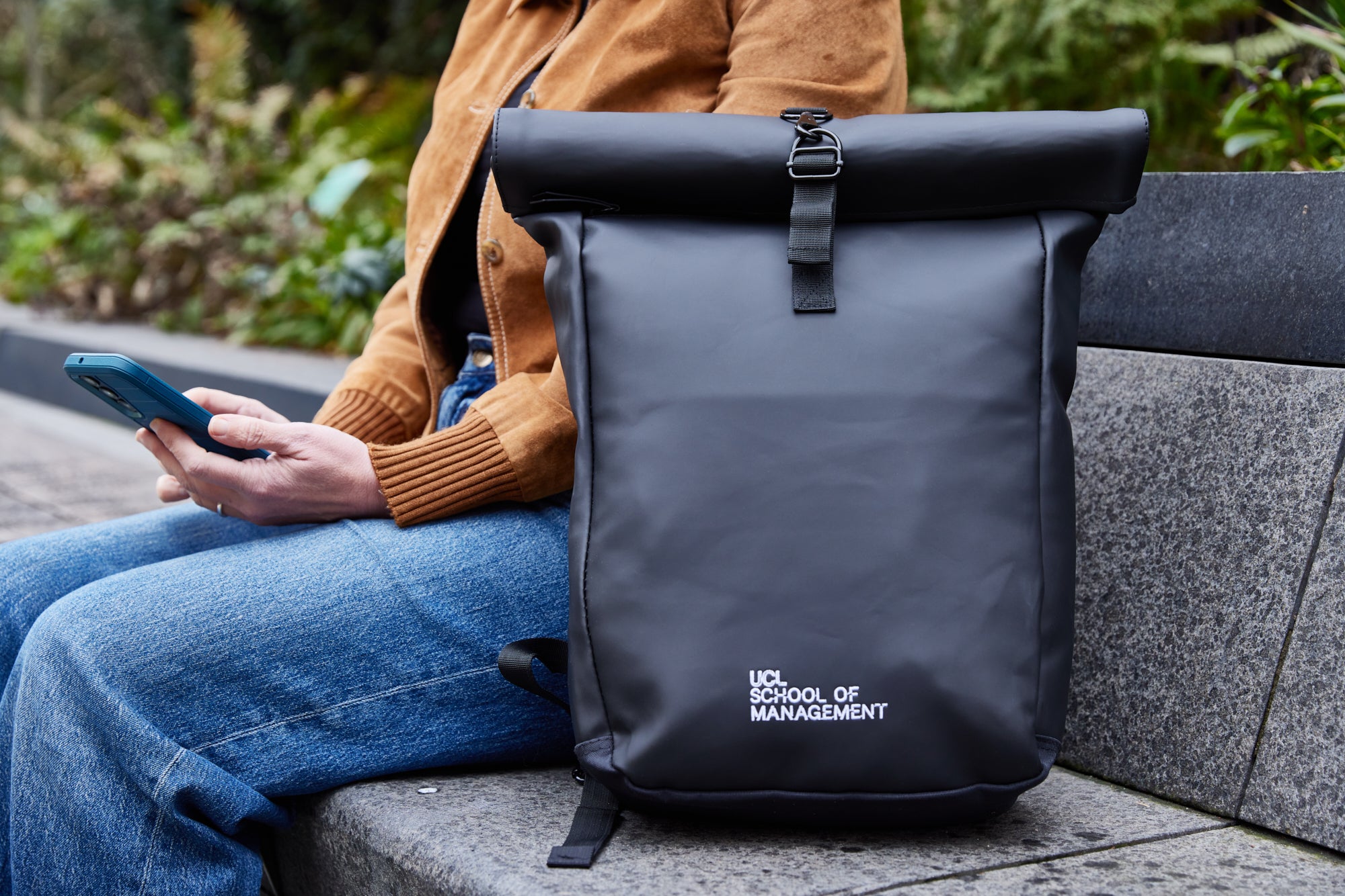 Matte Rolltop Backpack