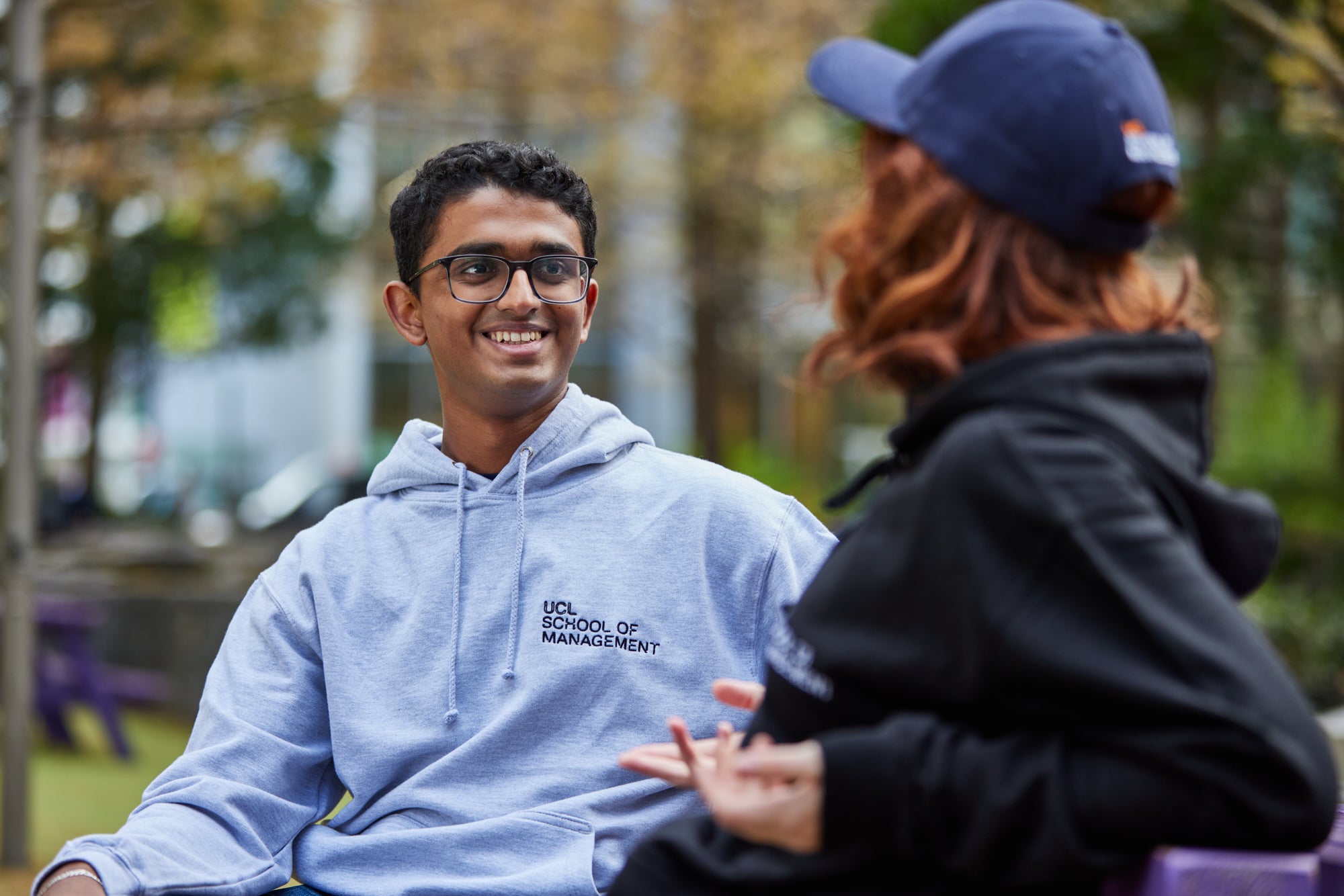 College Hoodie Grey – Official UCL School of Management Merchandise